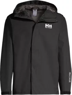 Helly Hansen Men's Seven J Hooded Rain Jacket, Waterproof, Breathable, Shell, Windbreaker -NIKE store FGL 331119513 01 d