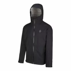 Black Diamond Men's Stormline Stretch 2.5L Hooded Rain Jacket, Waterproof, Windbreaker, Shell