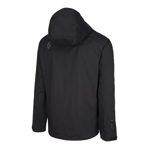 Black Diamond Men's Stormline Stretch 2.5L Hooded Rain Jacket, Waterproof, Windbreaker, Shell 2 Black Diamond Men's Stormline Stretch 2.5L Hooded Rain Jacket, Waterproof, Windbreaker, Shell - Image 2