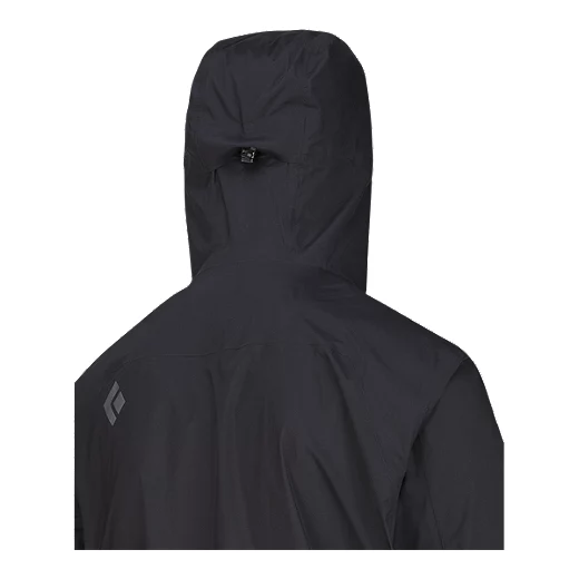 Black Diamond Men's Stormline Stretch 2.5L Hooded Rain Jacket, Waterproof, Windbreaker, Shell 5 Black Diamond Men's Stormline Stretch 2.5L Hooded Rain Jacket, Waterproof, Windbreaker, Shell - Image 5