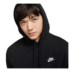 Nike Sportswear Men's Club BB Hoodie, Pullover, Drawstring -NIKE store FGL 332812997 01 d Nike Sportswear Mens Club BB Pullover Hoodie Black BV2654 010