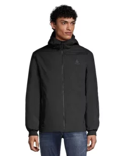 Woods Men's Howson Midlayer Jacket, Stretch Hybrid, Insulated, Hooded, Water-Repellent