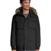 Woods Men's Worthington Down Bomber Winter Jacket, Long, Insulated, Hooded, Waterproof