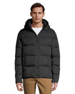 Ripzone Men's Monarch Winter Puffer Jacket, Insulated, Hooded, Reversible