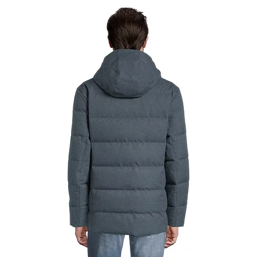 Woods Men's Lipsett Baffled Winter Jacket, Long, Insulated Down, Hooded, Water Resistant 2 Woods Men's Lipsett Baffled Winter Jacket, Long, Insulated Down, Hooded, Water Resistant - Image 2