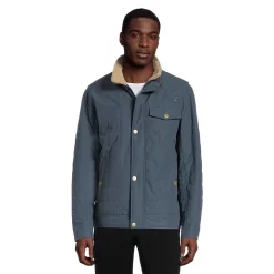 Woods Men's Clarke Quilted Spring/Fall Jacket, Short, Insulated Synthetic, Canvas