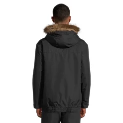 Ripzone Men's Sparwood Winter Ski Jacket, Long, Insulated Synthetic, Hooded, Waterproof