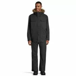 Ripzone Men's Sparwood Winter Ski Jacket, Long, Insulated Synthetic, Hooded, Waterproof -NIKE store FGL 333443115 01 c