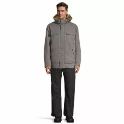 Ripzone Men's Sparwood Winter Ski Jacket, Long, Insulated Synthetic, Hooded, Waterproof -NIKE store FGL 333443126 03 c 7601J065 S