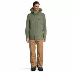 Ripzone Men's Sparwood Winter Ski Jacket, Long, Insulated Synthetic, Hooded, Waterproof -NIKE store FGL 333443137 30 c 7601J065 T