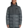 Helly Hansen Men's Active Puffer Winter Jacket, Long, Insulated Synthetic, Hooded