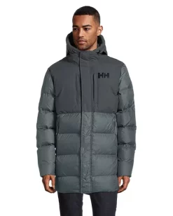 Helly Hansen Men's Active Puffer Winter Jacket, Long, Insulated Synthetic, Hooded