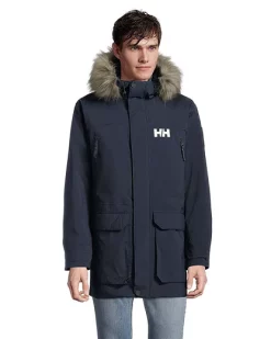 Helly Hansen Men's Reine Winter Parka/Jacket, Long, Insulated Synthetic, Hooded, Waterproof