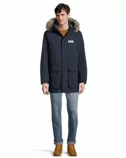 Helly Hansen Men's Reine Winter Parka/Jacket, Long, Insulated Synthetic, Hooded, Waterproof -NIKE store FGL 333454515 41 c