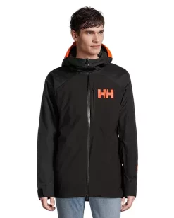 Helly Hansen Men's Powdreamer Winter Ski Jacket, Insulated, Hooded, Waterproof, Breathable