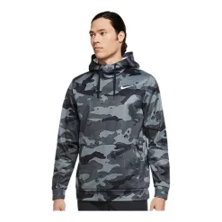 Nike Men's Therma-FIT Camo Pullover Hoodie, Fleece, Moisture-Wicking