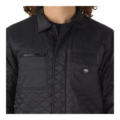 Vans Men's Drill Chore Spring/Fall Jacket, Short, Synthetic, Water Repellent -NIKE store FGL 333503678 01 c Vans Mens Drill Chore Long Jacket VN0A5FP9BLK