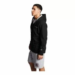 Champion Men's Powerblend Hoodie, Full Zip, Fleece, Drawstring -NIKE store FGL 333504926 01 c Champion Mens Powerblend Full Zip Hoodie GF91HY08160BKC