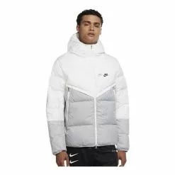 Nike Men's Windrunner Spring/Fall Jacket, Short, Recycled Synthetic, Hooded, Lightweight