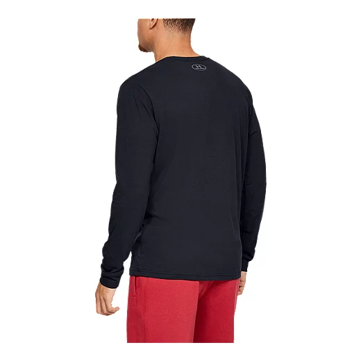 Under Armour Men's Charged Cotton Sportstyle LC Long Sleeve T Shirt 2 Under Armour Men's Charged Cotton Sportstyle LC Long Sleeve T Shirt - Image 2