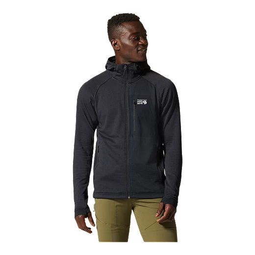Mountain Hardwear Men's Polartec Power Grid Fleece Hoodie 1 Mountain Hardwear Men's Polartec Power Grid Fleece Hoodie