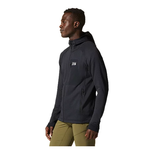 Mountain Hardwear Men's Polartec Power Grid Fleece Hoodie 3 Mountain Hardwear Men's Polartec Power Grid Fleece Hoodie - Image 3