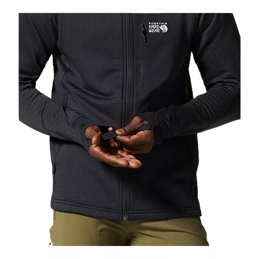 Mountain Hardwear Men's Polartec Power Grid Fleece Hoodie 5 Mountain Hardwear Men's Polartec Power Grid Fleece Hoodie - Image 5