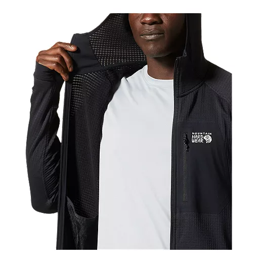 Mountain Hardwear Men's Polartec Power Grid Fleece Hoodie 6 Mountain Hardwear Men's Polartec Power Grid Fleece Hoodie - Image 6