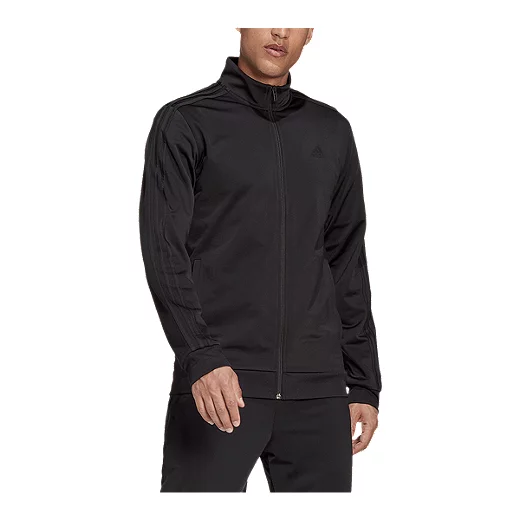 Adidas Men's 3-Stripes Tricot Full Zip Jacket 1 Adidas Men's 3-Stripes Tricot Full Zip Jacket